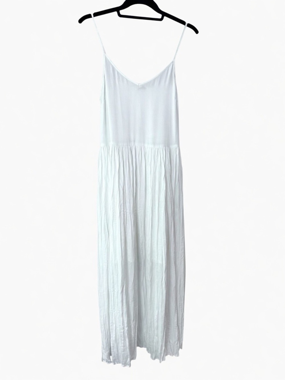 CUTE Current Air White Spaghetti Strap Maxi Dress